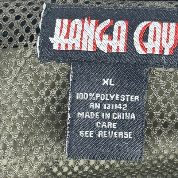 Kanga Cay Men’s XL Gray Hooded Windbreaker Jacket Vent Zipper - Picture 15 of 16